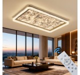 LED Deckenleuchte XM mit Fernbedienung Lichtfarbe/helligkeit einstellbar. Dünner Rahmen