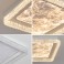 LED ceiling light XM with remote control, light color/brightness adjustable. Thin frame