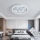 LED ceiling light XM with remote control, light color/brightness adjustable. Thin frame