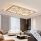 LED ceiling light dimmable with remote control, continuously variable 3000–7000 K, energy-saving, modern, black or white