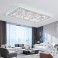 LED ceiling light dimmable with remote control, continuously variable 3000–7000 K, energy-saving, modern, black or white
