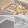 LED ceiling light dimmable with remote control, continuously variable 3000–7000 K, energy-saving, modern, black or white