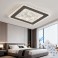 LED ceiling light dimmable with remote control, continuously variable 3000–7000 K, energy-saving, modern, black or white