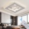 LED ceiling light dimmable with remote control, continuously variable 3000–7000 K, energy-saving, modern, black or white
