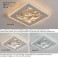 LED ceiling light dimmable with remote control, continuously variable 3000–7000 K, energy-saving, modern, black or white
