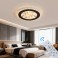 LED ceiling light dimmable with remote control, continuously variable 3000–7000 K, energy-saving, modern, black or white