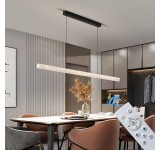 LED ceiling light dimmable with remote control, continuously variable 3000–7000 K, energy-saving, modern, black or white