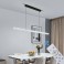 LED ceiling light dimmable with remote control, continuously variable 3000–7000 K, energy-saving, modern, black or white