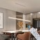 LED ceiling light dimmable with remote control, continuously variable 3000–7000 K, energy-saving, modern, black or white