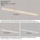 LED ceiling light dimmable with remote control, continuously variable 3000–7000 K, energy-saving, modern, black or white