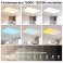 LED ceiling light dimmable with remote control, continuously variable 3000–7000 K, energy-saving, modern, black or white