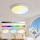 LED Deckenleuchte RGBIC mit APP & Fernbedienung, dimmbar 10–100%, 1800–12000K dynamische Himmel- & Naturlichteffekte