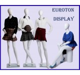 female  abstract mannequin white glossy 