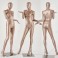 B Ware YL1-9Mannequin Chic Skin Color Painted Female Head Egghead
