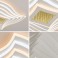 LED ceiling light 698 with app and remote control, dimmable 10&ndash;100%, 1800&ndash;12000K dynamic sky and natural light effects