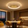 LED ceiling light 698 with app and remote control, dimmable 10&ndash;100%, 1800&ndash;12000K dynamic sky and natural light effects