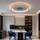 LED Deckenleuchte Infinity RGB mit Fernbedienung, 3D Tunneleffekt, Lichtfl&auml;chen einzeln schaltbar dimmbar 10&ndash;100%, 1800&ndash;12000K 