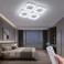 Dimmable LED ceiling light with remote control, continuously adjustable 3000&ndash;7000 K, energy-saving, modern