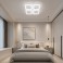Dimmable LED ceiling light with remote control, continuously adjustable 3000&ndash;7000 K, energy-saving, modern