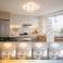 LED Deckenleuchte dimmbar mit Fernbedienung, stufenlos 3000&ndash;7000 K, energiesparend, modern