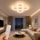 LED Deckenleuchte dimmbar mit Fernbedienung, stufenlos 3000&ndash;7000 K, energiesparend, modern