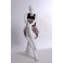 QT16-B abstract sitting mannequin  shining  white
