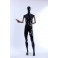 HX-M11-HMJ  Male abstract black  mannequin 