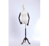 B3T-G  female dressmakers with egghead dummy with flexible arms made of wood