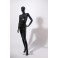 weibliche abstrakte Schaufensterpuppe schwarz Glanz K46980-H  XF17-H