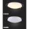 LED ceiling light 6088 frame silver / gold remote control