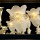 chandelier SS109-8 fl  crystal ,glass, metal E14