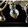 chandelier SS109-8 fl  crystal ,glass, metal E14