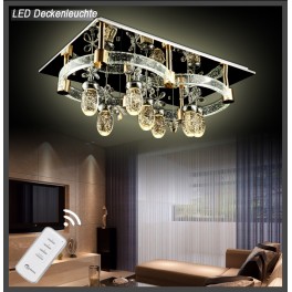 LED Deckenleuchte kristall 1616-900*600mm 114W  mit Fernbedienung  Lichtfarbe getrennt schaltbar 