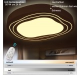 LED Deckenleuchte 2115 56*44 cm mit  Fernbedienung Lichtfarbe/Helligkeit einstellbar A+ 24 W