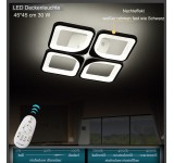 LED Deckenleuchte 2123-4 45*45 cm 30 W mit Fernbedienung  Lichtfarbe/ Helligkeit einstellbar A+