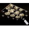 LED Deckenleuchte Kristall 1680 101*76 cm  mit Fernbedienung  Lichtfarbe getrennt schaltbar 80 W