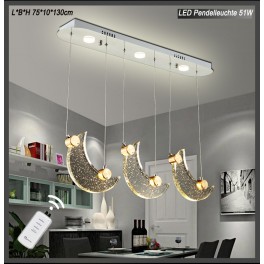 LED pendant light 1668-3 Design crystal Energy efficiency class: A + 
