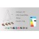 LED Tischleuchte. Sparsamer Verbauch, 6 Watt. Dimmbar & Farbton Einstellbar!