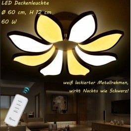 LED Deckenleuchte 8016 Blumchen-Design  mit Fernbedienung Lichtfarbe und helligkeit einstellbar