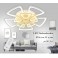 LED ceiling light XW065-10LNB with remote control light color adjustable. Acrylic screen white lacquered metal frame. A +