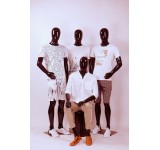 Abstract skin color in shine male shop shopper black figure Egghead