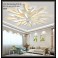 XW062 LED ceiling light with remote control light color / brightness adjustable acrylic screen white lacquered metal frame