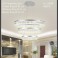 Pendulum KR410 Rings Neutral white, height adjustable Luxury Design A +. Economical LED living room chandelier