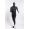 PM-O-8 Mann Abstrakte laufend schwarz matt Männlich sportlich schick mode Schaufensterpuppe