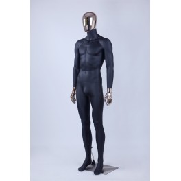 Male Female Abstract Showcase Doll Electroplating Head Hands New Black Male Female Abstract Showcase Doll Electroplating Head Hands New Black