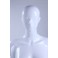 F2-F1-6 Frau Weibliche Abstrake Schaufensterpuppe Weiß Glänzend Hautfarbe Frau Neu Ohren Nase
