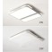 1687-2 LED Deckenleuchte mit Fernbedienung Lichtfarbe/Helligkeit einstellbar Acryl-Schirm weiß/Schwarz lackierter Metallrahmen