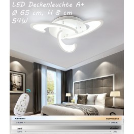 LED ceiling light 2127 with remote control light color / brightness adjustable A +