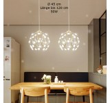 LED pendant lamp XW813 with remote control, the brightness is adjustable A + dining room light dining lamp