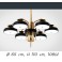 LED pendant lamp XW816 with remote control Light color / brightness adjustable Acrylic shade painted metal frame